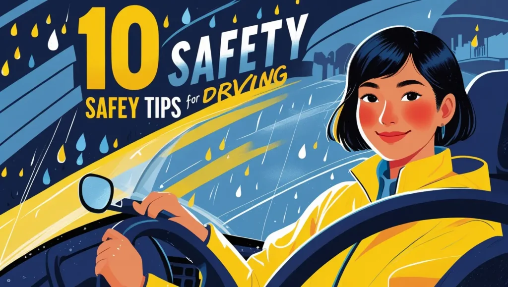10 Tips Berkendara Aman di Musim Hujan